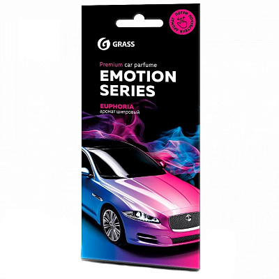 Ароматизатор воздуха Grass Emotion Series Euphoria картонный AC-0166***