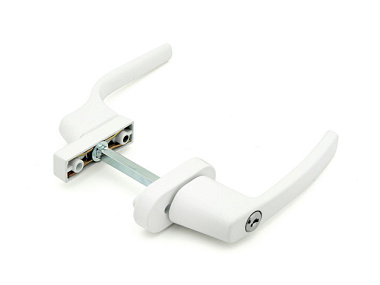 Ручка Фабрика замков балконная двухсторонняя с ключом 2WH ET