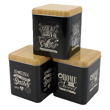 Банка Flatel для хранения сыпучих продуктов 10*10*12 см MC-2211114