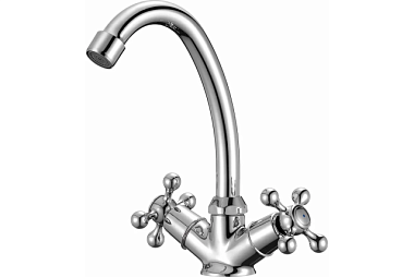 Смеситель Milardo Duplex для тюльпана 2-х захв хром DUPSB00M01