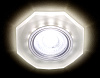 Светильник точечный Ambrella со светодиодной лентой S213 WH хром/матовый /MR16+3W LED WHITE***
