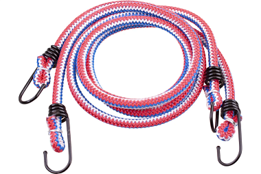 Веревка Стройбат эластичная с мет крюками 8 мм*800 мм 2 шт 565240