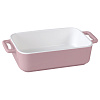 Форма Appetite Twist керамическая прямоугольная розовая 33*17,5*6,5 см YB00033RC-PN