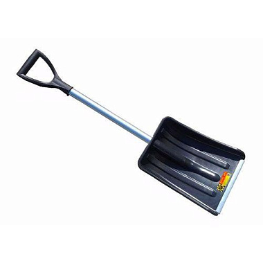 Лопата снеговая Флорис Снежок-Авто с алюминиевым черенком и V-ручкой 204213     