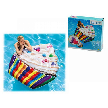 Плот надувной Intex Пирожное 142*135 см 58770