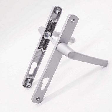 Комплект ручек Булат Урал-М для узкопрофильных замков под пальчики 85.25.01.9006 серый м/о 85 15257