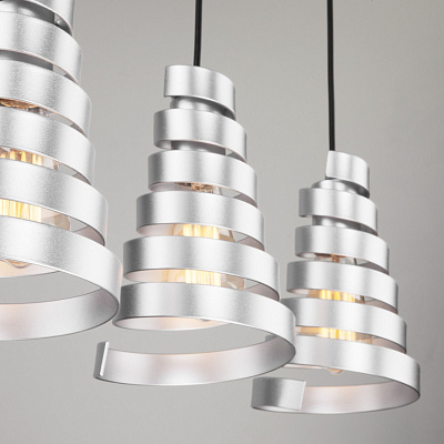 Cветильник подвесной Eurosvet Серебро 50058/3***