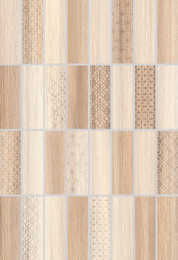 Плитка настенная Керамин Нидвуд 3Д 27,5*40 см ***