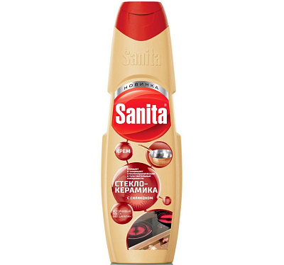 Чистящее средство Санита крем Стеклокерамика 600 гр 