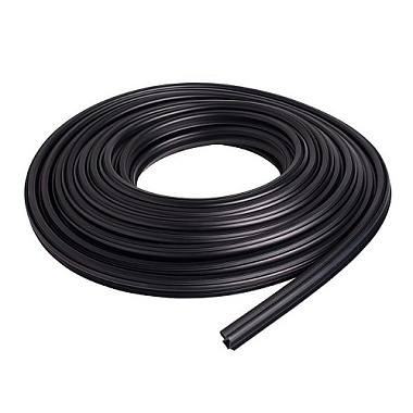 Уплотнитель ПВХ для окон аналог Rexau профиль черный 5,5 м 1501020