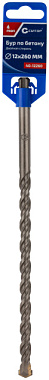 Бур по бетону Cutop Profi двойная резьба, SDS-Plus, 12*260 мм 40-12260