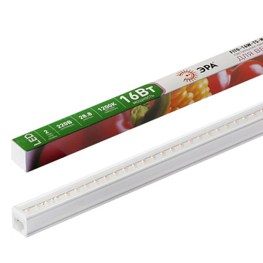 Светильник для растений Эра FITO-16W-T5-N линейный LED красно-синего спектра 16 Вт Т5 Б0045233 