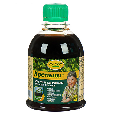 Удобрение Крепыш органоминеральное жидкое Для рассады 250 мл Of000003561