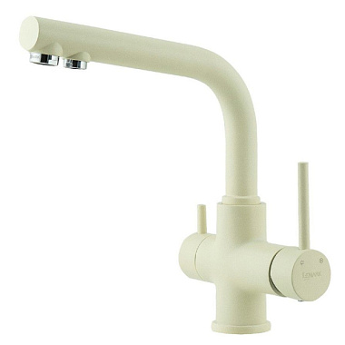Смеситель Lemark Comfort для кухни с подключением к фильтру Шампань LM3061PSH