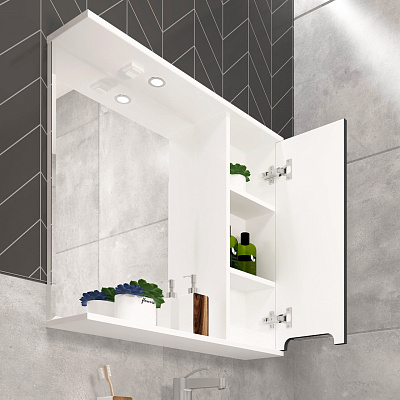 Зеркало-шкаф Eva Gold Vesta 75