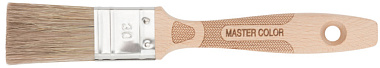 Кисть Master Color флейцевая 70% ПЭT/30%  нат.щетина, нерж. обжим. 30*14,4 мм 30-0021