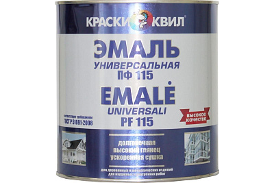 Эмаль Краски Квил ПФ-115 Универсальная Зеленая 1,9 кг