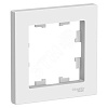 Рамка Schneider Electric Atlasdesign однопостовая белый ATN000101