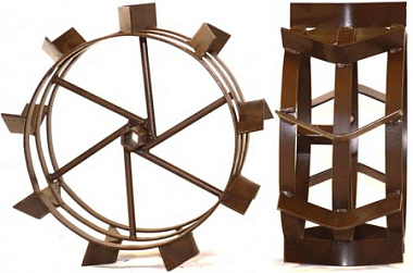 Грунтозацепы шестигранник FZ S-32 диаметр 380 мм ширина 180 мм диаметр ступицы 32 мм ГМБ.S32.380.180