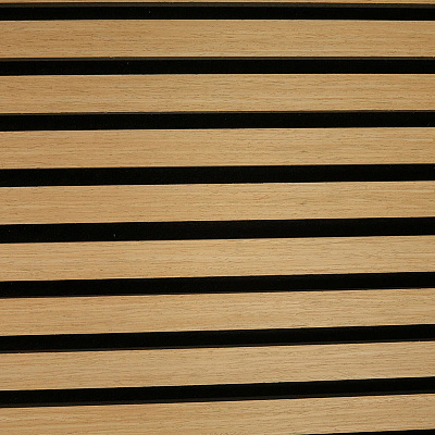 Комплект акустических панелей Artiva черный войлок шпон дуб капучино светлый 2750*280*14 мм 2 шт