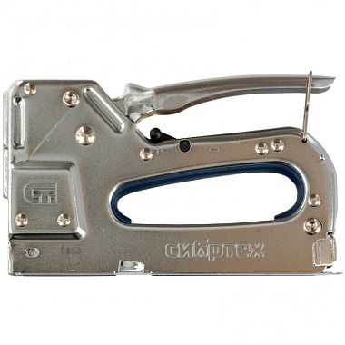 Степлер мебельный Сибртех металлический регулируемый тип скобы 53 4-14 мм 40101