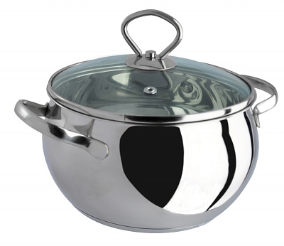 Кастрюля Regent Inox Costo стекл крышка 3,8 л 20*12 см 93-CO-01-04***