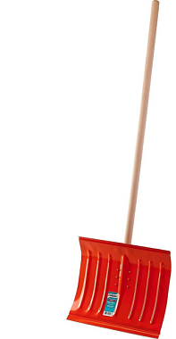 Лопата Сибин ЛС-430 снеговая стальная с деревянным черенком 430мм 421841