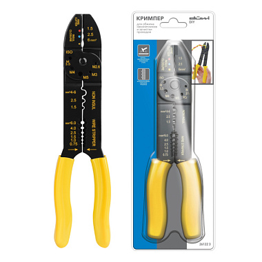 Кримпер Duwi для обжима наконечников и зачистки проводов DIY 26122 3