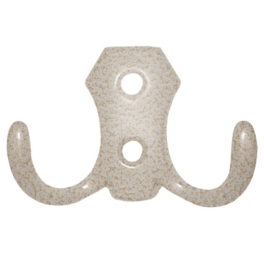 Крючок мебельный малый Саратов КМ-2 Антик Белое золото-С 11203