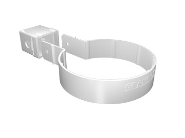 Хомут трубы Grand Line ПВХ Kiker Premium GL 120/87 RAL 9003 Белый 00151237