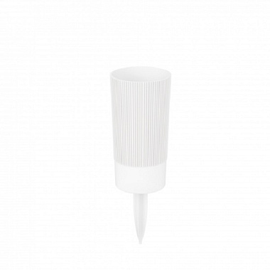 Ваза Альтернатива Версаль под срезку с колышком белый 100*100*315 мм М8936