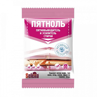Пятновыводитель Selena Пятноль и усилитель стирки порошок 90 г