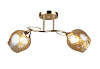 Люстра потолочная Milosh Gold Е27 2*60Вт H275*D445 мм 0669CL-2GD