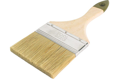 Кисть Toolberg Микс Стандарт плоская смешанная щетина дер ручка 100 мм 0111216