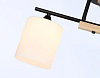 Люстра Ambrella TR9543/2 BK/FR черный/белый матовый E27/2 max 40W 435*120*280