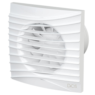 Вентилятор DiCiTi Silent D 100 Turbo осевой вытяжной с дв. пов. мощн. и обр.клапан SILENT 4C TURBO