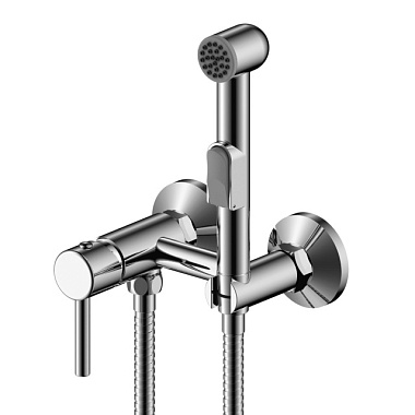 Смеситель Rossinka одноручный с гигиеническим душем 25 мм хром X25-52 