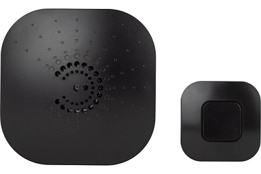 Звонок дверной Эра Bionic Black беспроводной черный 6 мелодий Б0054779***