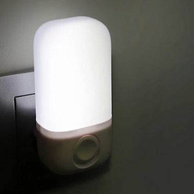 Светильник-ночник Camelion NL-255 светодиод 0.6W 220V пластик выкл 43*90*73 мм 15373 890224