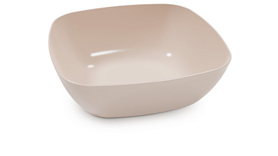 Тарелка Квадро глубокая бежевый т/о М8041