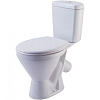 Унитаз-компакт Rosa Стандарт эконом косой выпуск сиденье полипропилен белый*