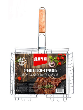 Решетка-гриль Дача объемная антипригарная 24*31 см