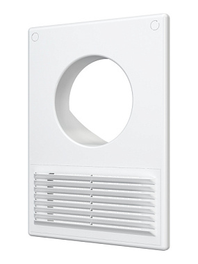 Решетка вентиляционная Era РУФ 185*254 разъемная фланец D100/60х120 пластик 1825РУ10Ф