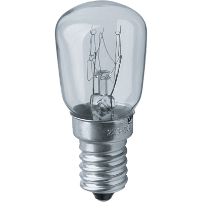 Лампа накаливания Navigator РН 25вт 230в Е14 T26 CL для холод./шв. машин/кухонных вытяжек 20139