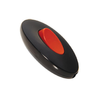 Выключатель Makel M-81 проходной для бра чёрный-красный 10081 225340