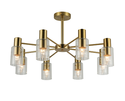 Люстра Schaffner Mostra 3490-8 CU 8*E14/40W 72*72*38,5 см