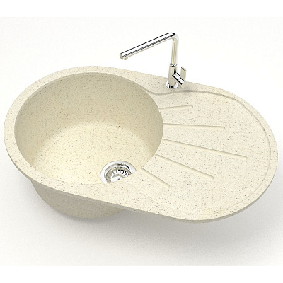 Мойка Aquadream каменная бежевая матовая 110/Q2