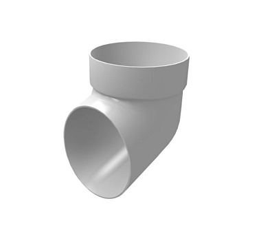 Колено сливное Grand Line ПВХ GL 120/87 RAL 9003 Белый 00104248