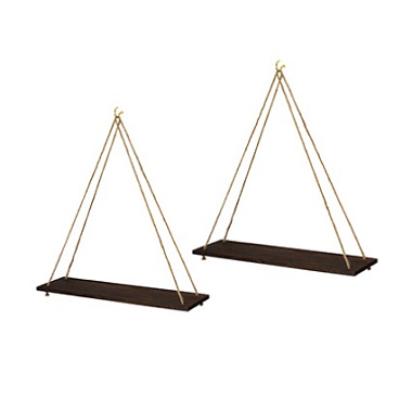 Комплект полок Qwerty Budva на канатах 43*13*1 см 2шт 72036***