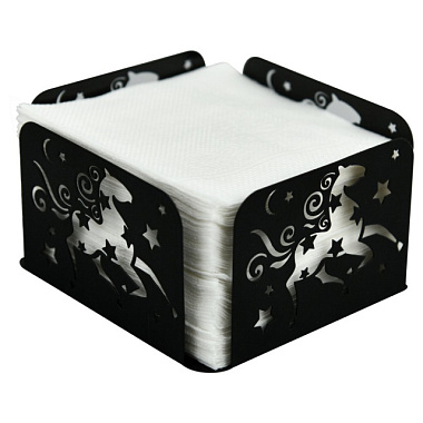 Салфетница Мультидом Звездный конь 12,5*12,5*7 см МТ88-540